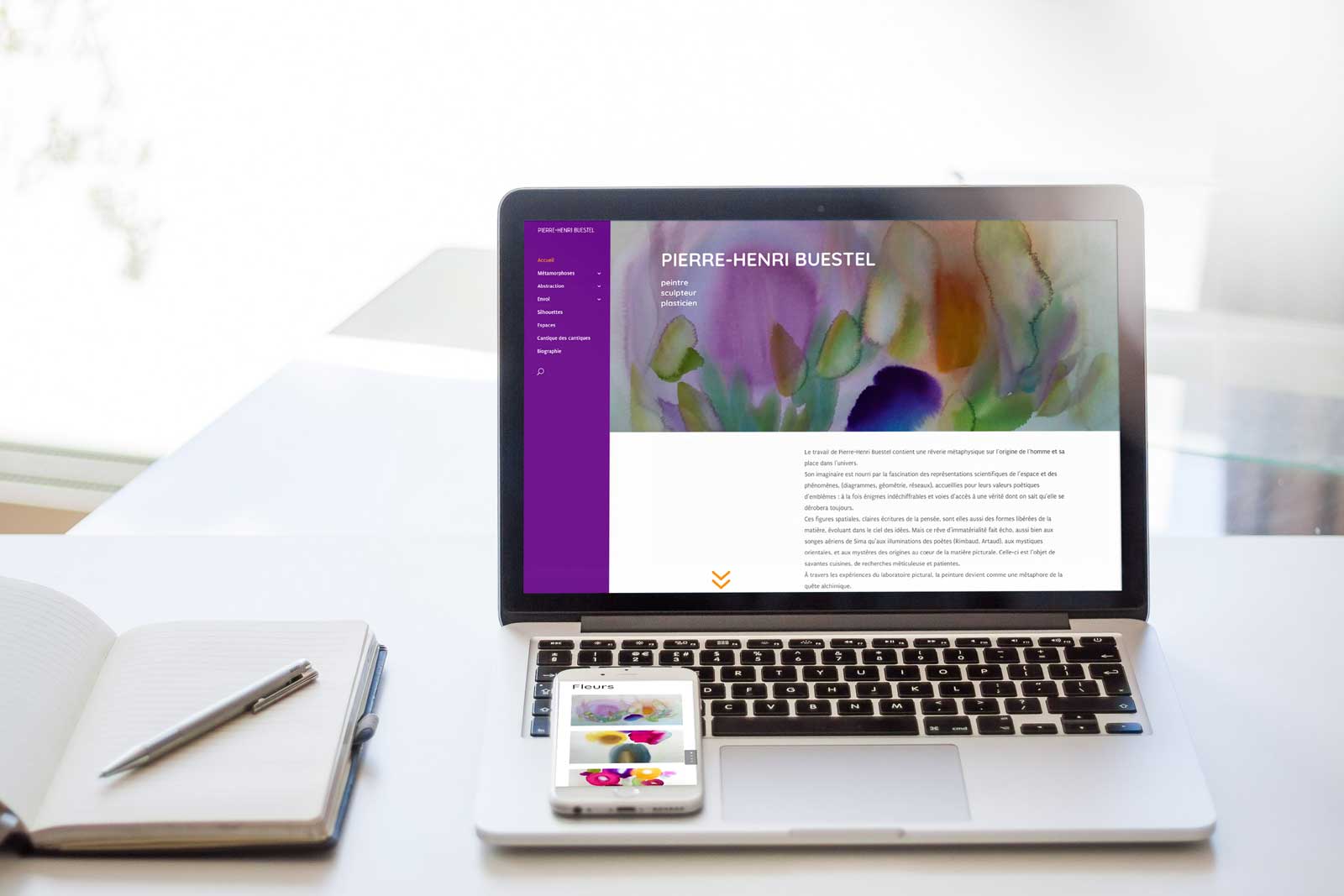 Marie Herbreteau site internet de Pierre-Henri Buestel