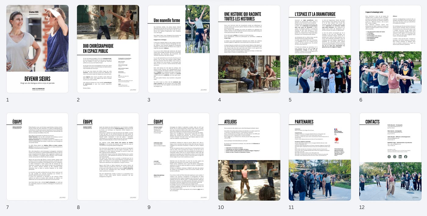 Sauf le dimanche - dossier de présentation Devenir Sœurs